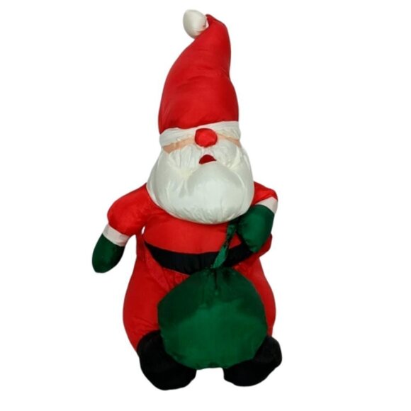 Sterling Santa Claus Bag Plush Parachute Material Stuffed Animal 14.5" - Picture 1 of 5